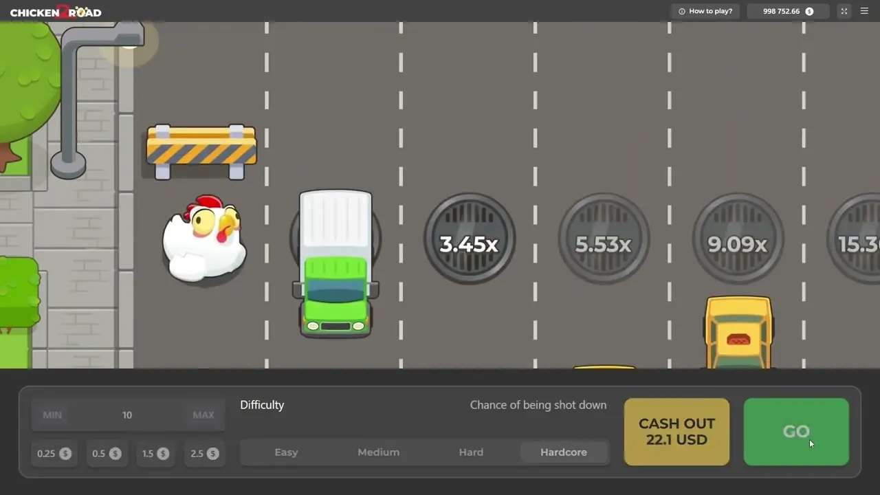 Vantaggi della demo gratuita Chicken Road 2